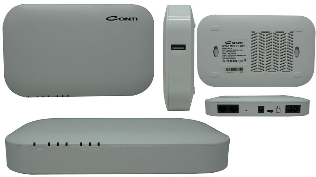Conti 10000mAH Smart Mini DC UPS - Uninterruptible Power Supply