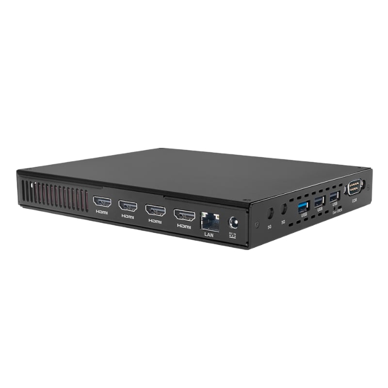 Giada D612 Digital Signage Player | Intel i5-1235U | 2x DDR4 3200MHz RAM | 4x HDMI 4K | M.2 SSD | Win 11/Linux