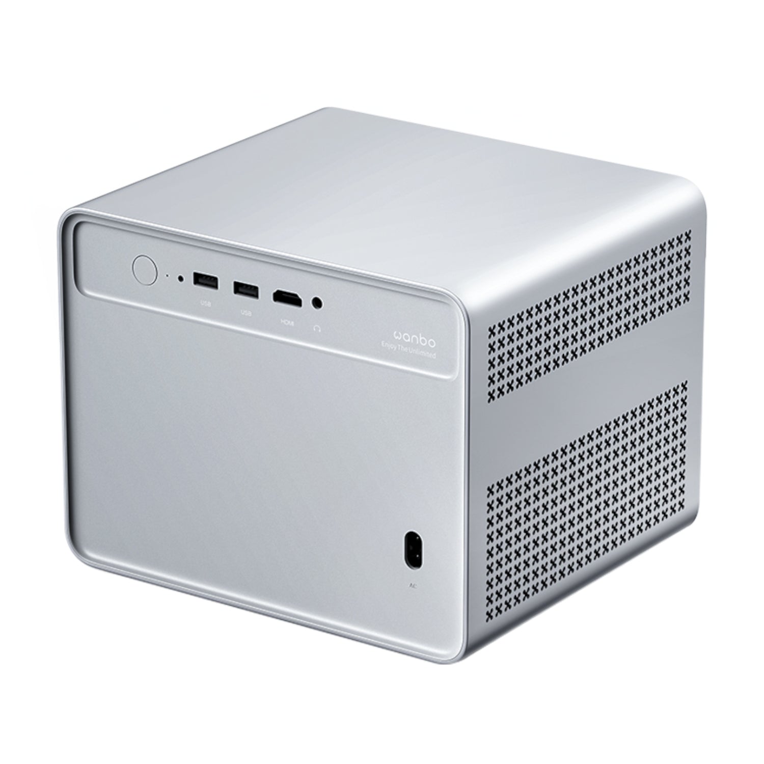 WANBO DAVINCI 1 PRO 1080P 650ANSI Android 11 Smart Home Theatre Projector - Silver