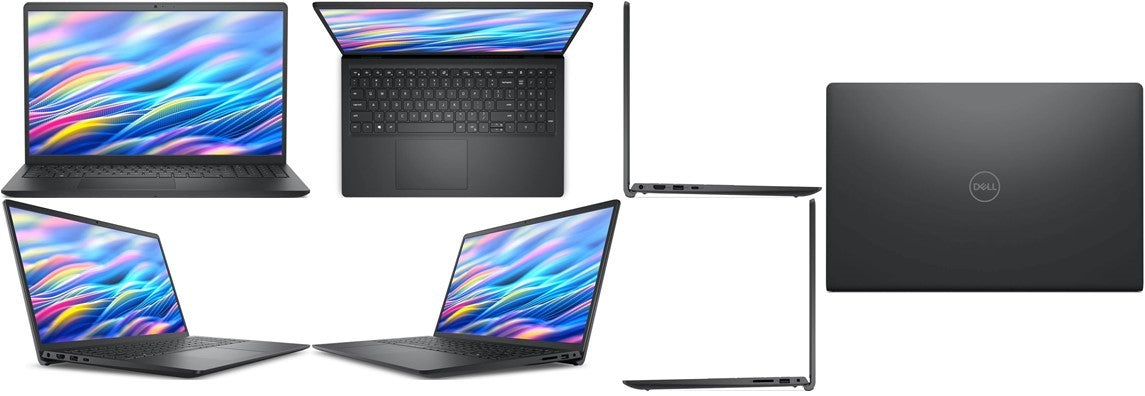 Dell 15 DC15250 laptop featuring Intel Core i7, 16GB RAM, 512GB SSD, and 15.6-inch FHD display.