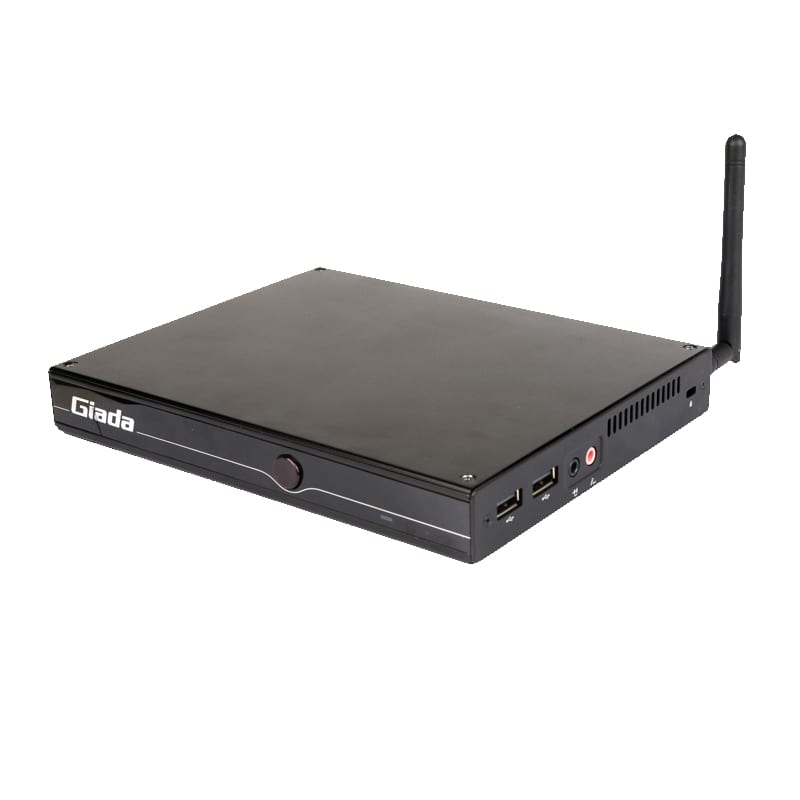 Giada DM6 V1605B Mini PC | AMD Ryzen V1605B 4-Core | 2x DDR4 32GB | mSATA & SATA Storage | 4x HDMI 4K | Win 10/Linux