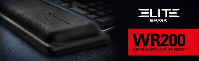 Sharkoon ELITE SHARK Wrist Rest Black - Keyboards and Mice