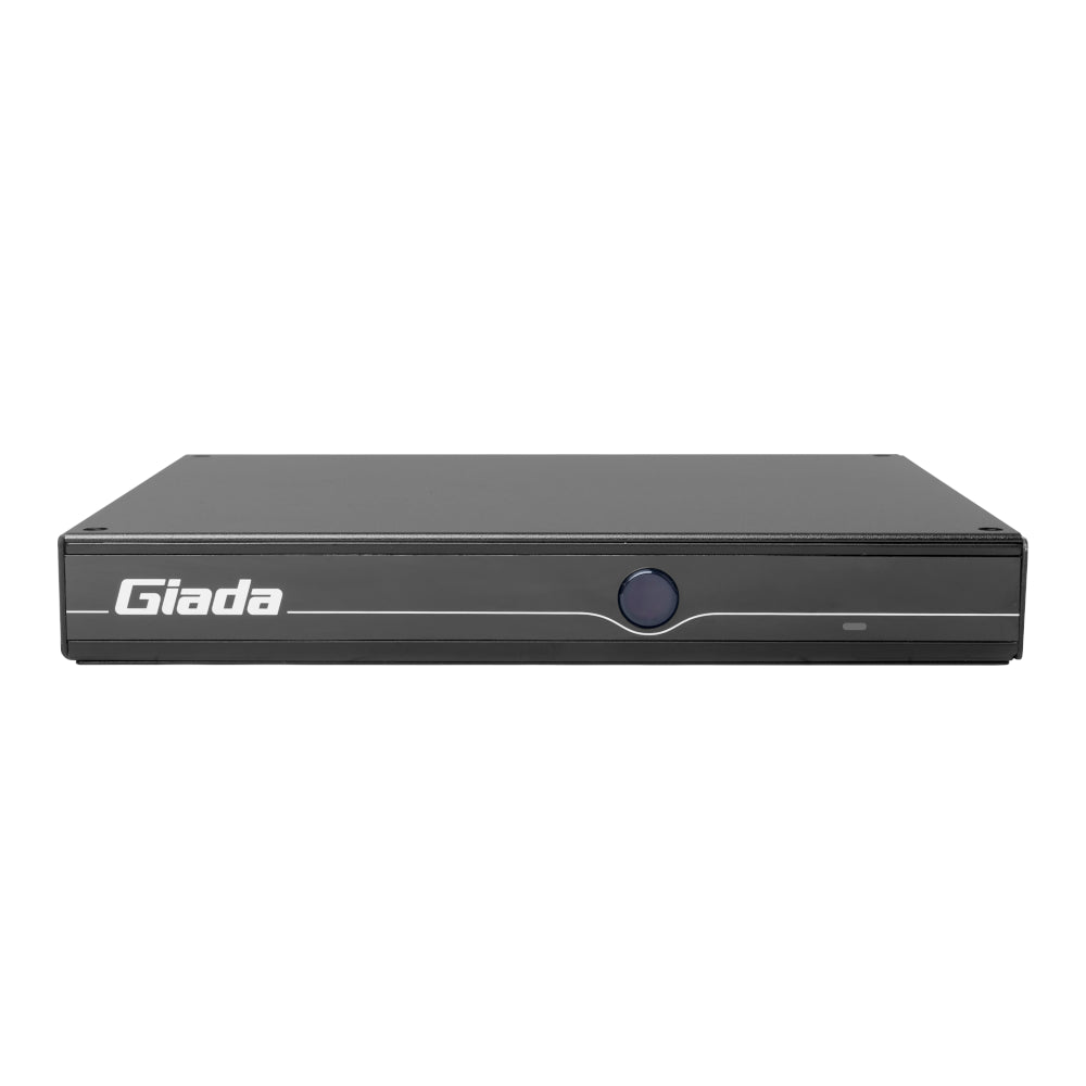 Giada F108D Intel N100 CPU | 1x DDR4 3200MHz RAM | M.2 SSD Slot | Intel UHD Graphics | 2x HDMI | Fanless