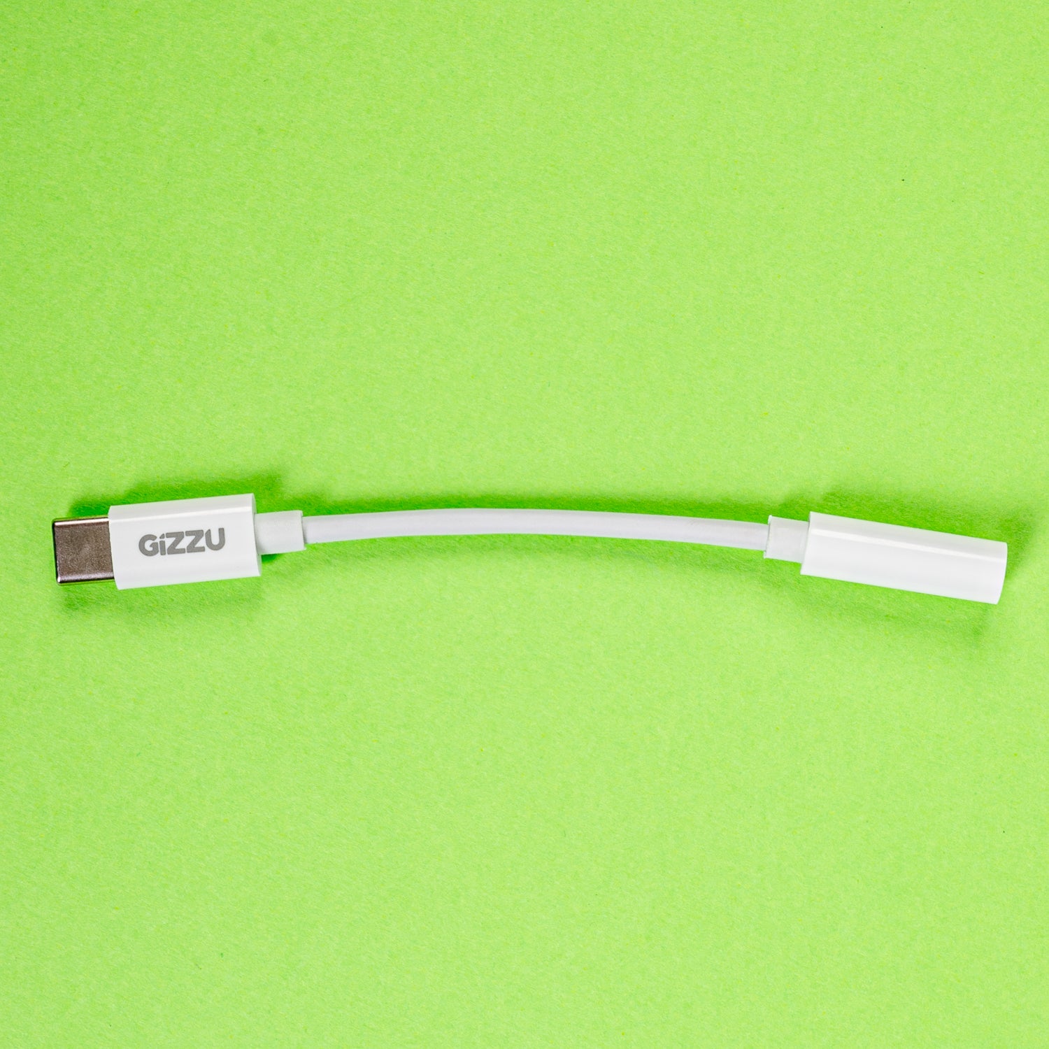 Gizzu USB Type-C to 3.5mm AUX Audio Adapter - White