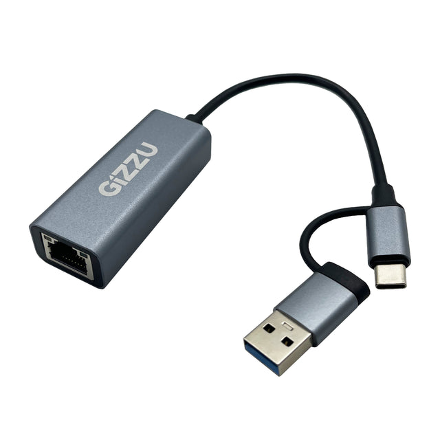 Gizzu High Speed Type-C/A to Gigabit Adapter