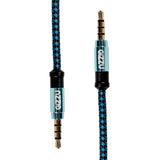 Gizzu 3.5mm AUX Cable 1.5m - Black/Blue