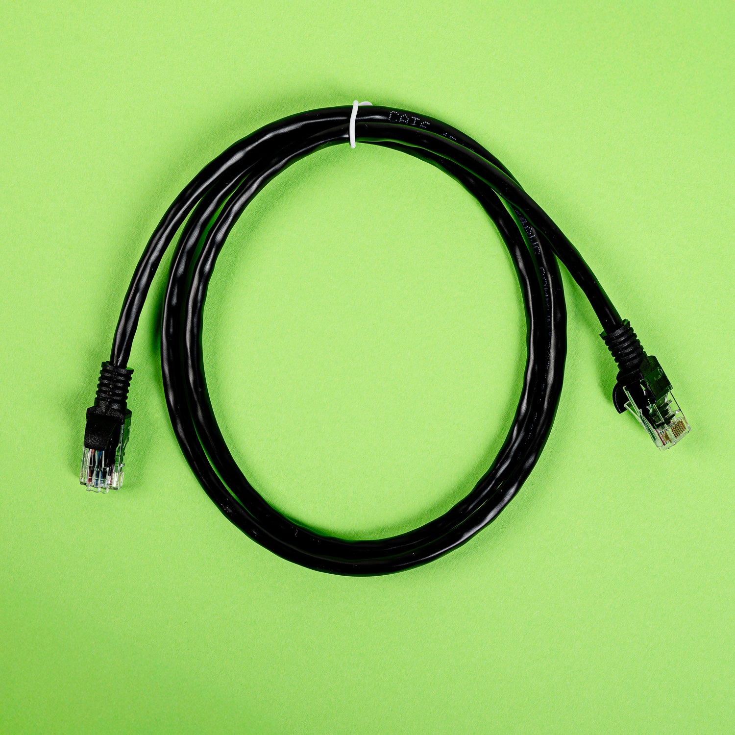 Gizzu Cat6 UTP Fly Lead Ethernet Network Cable 1m – Black