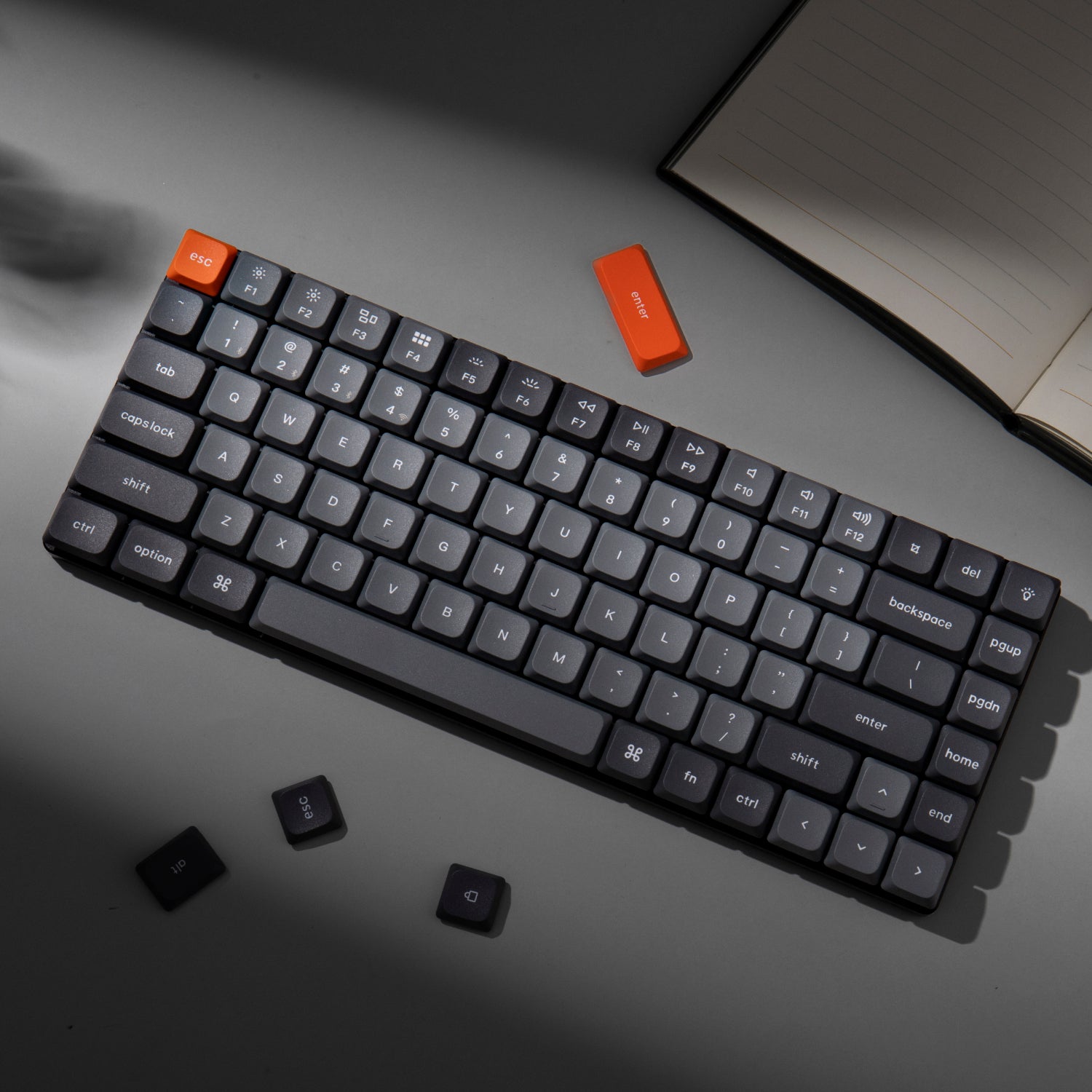 Keychron K3 Max QMK/VIA Wireless 75% Custom Mechanical Keyboard | RED Switches