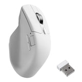 Keychron M6S-A24 PixArt 3950 8K 30000DPI Wireless Mouse (BT/2.4GHz/Wired) - White