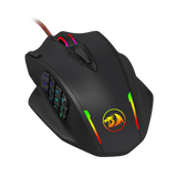 REDRAGON IMPACT 12400DPI MMO Gaming Mouse - Black