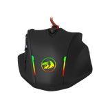 REDRAGON IMPACT 12400DPI MMO Gaming Mouse - Black
