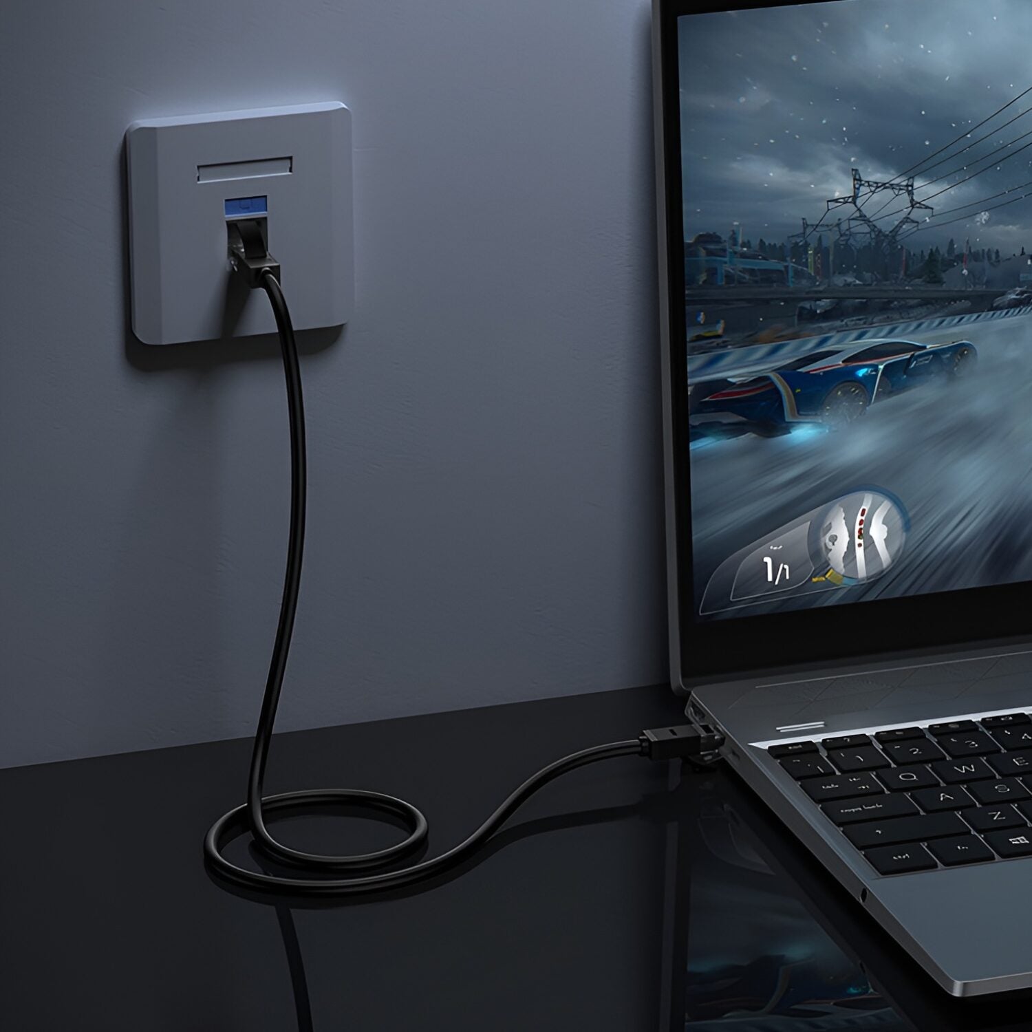 UGREEN NW102-20162 Cat6 UTP Ethernet Cable 5m - Black