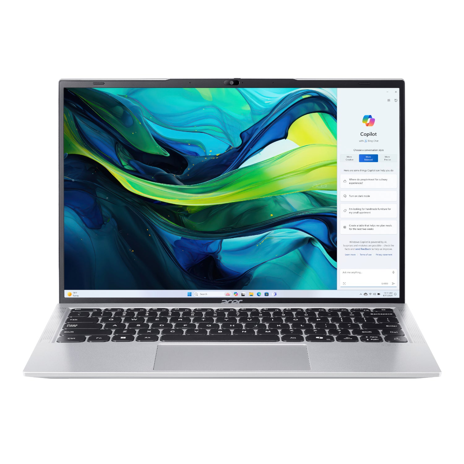 Acer Swift Lite 14" Laptop | Intel i3-1315U | 8GB DDR5 | 512GB NVMe SSD | Intel UHD Graphics | FHD+ 1920x1200 | Windows 11 Home