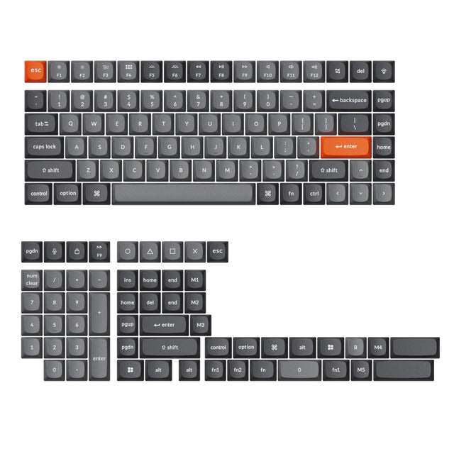 Keychron Double-Shot PBT OSA Keycap Set - Grey