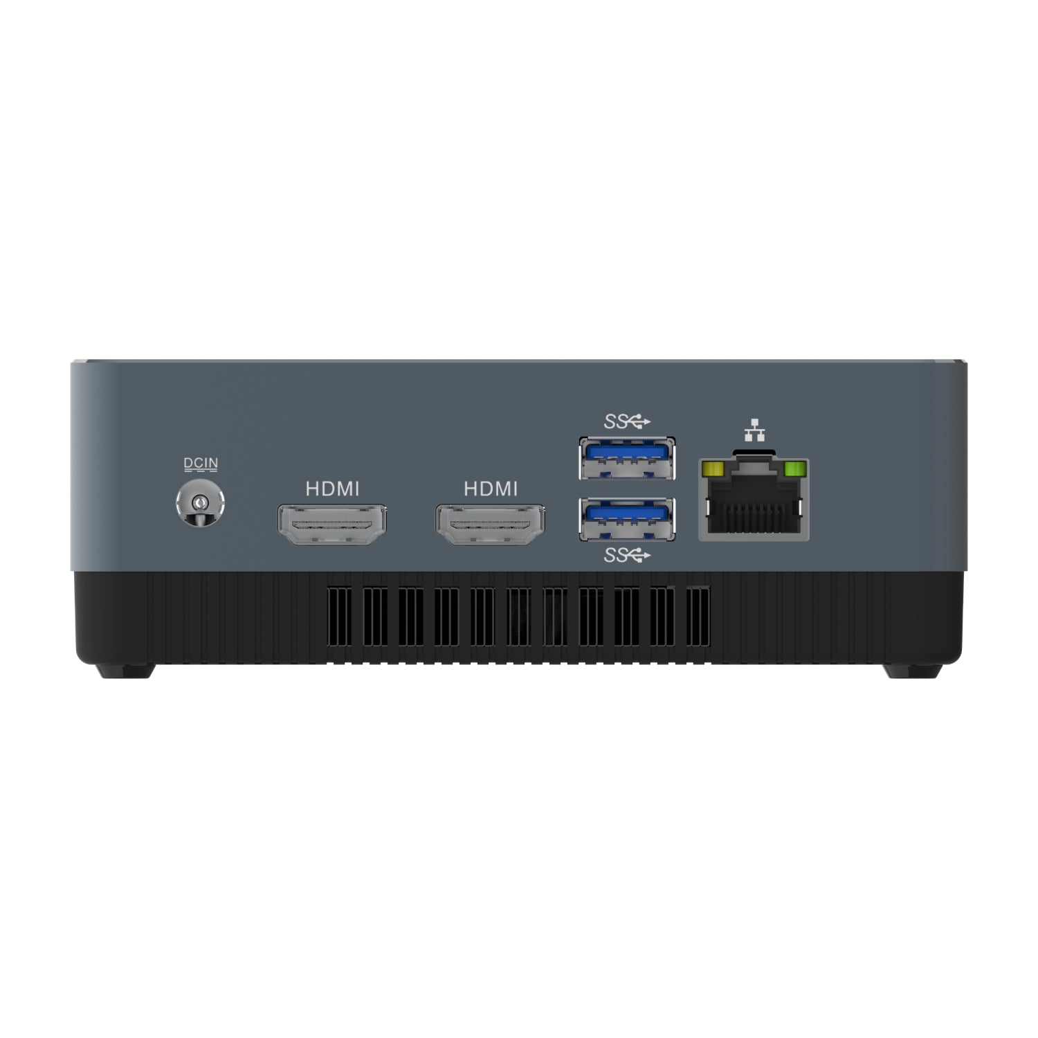 PCBuilder CUBE-N100 Mini PC Barebone | Intel N100 4-Core CPU | No RAM/Storage | Intel UHD Graphics | VESA Mount