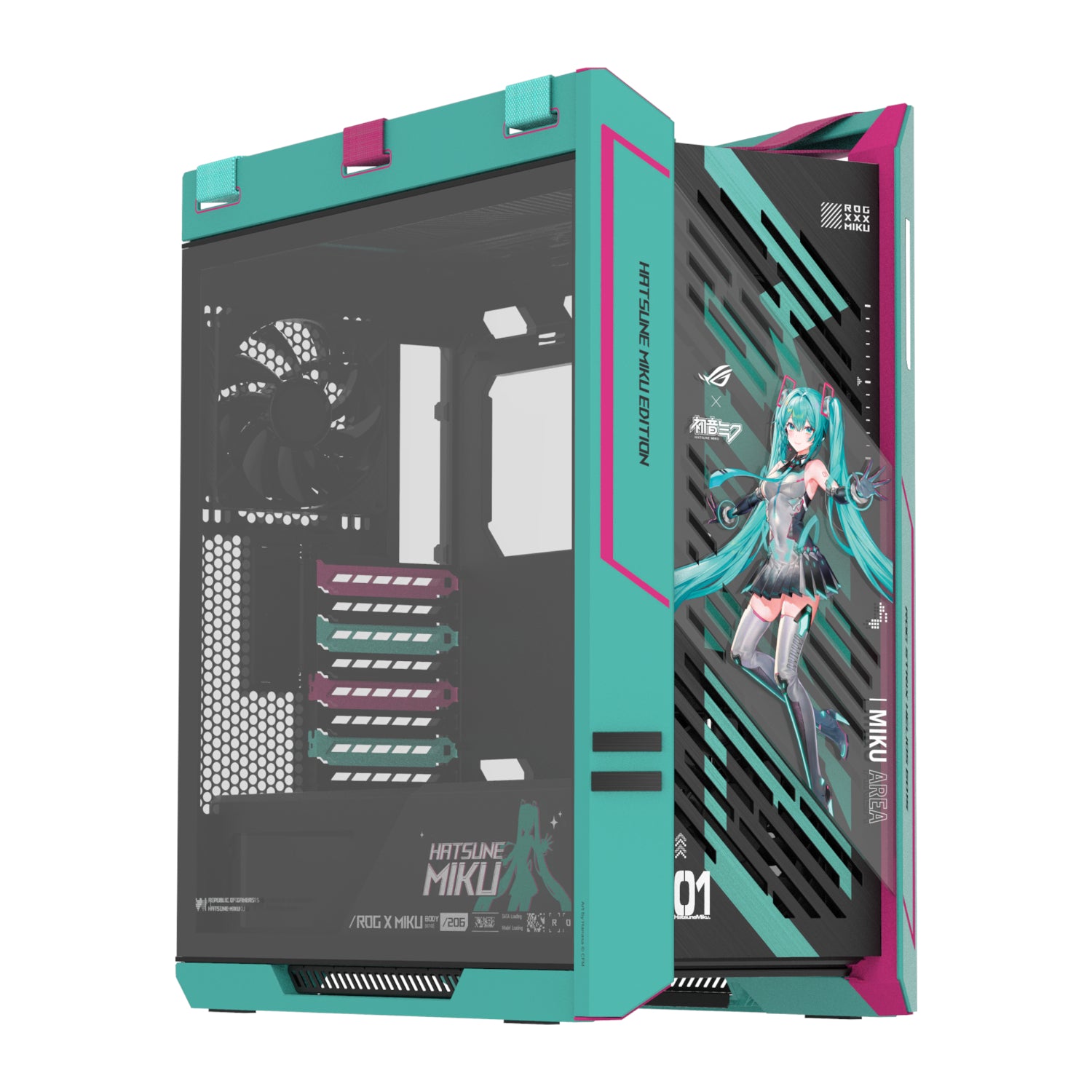PCBuilder Ryzen 7 9800X3D ASUS X MIKU Gaming PC | RTX 5080 16GB | 32GB DDR5 | 2TB NVMe SSD | Win 11