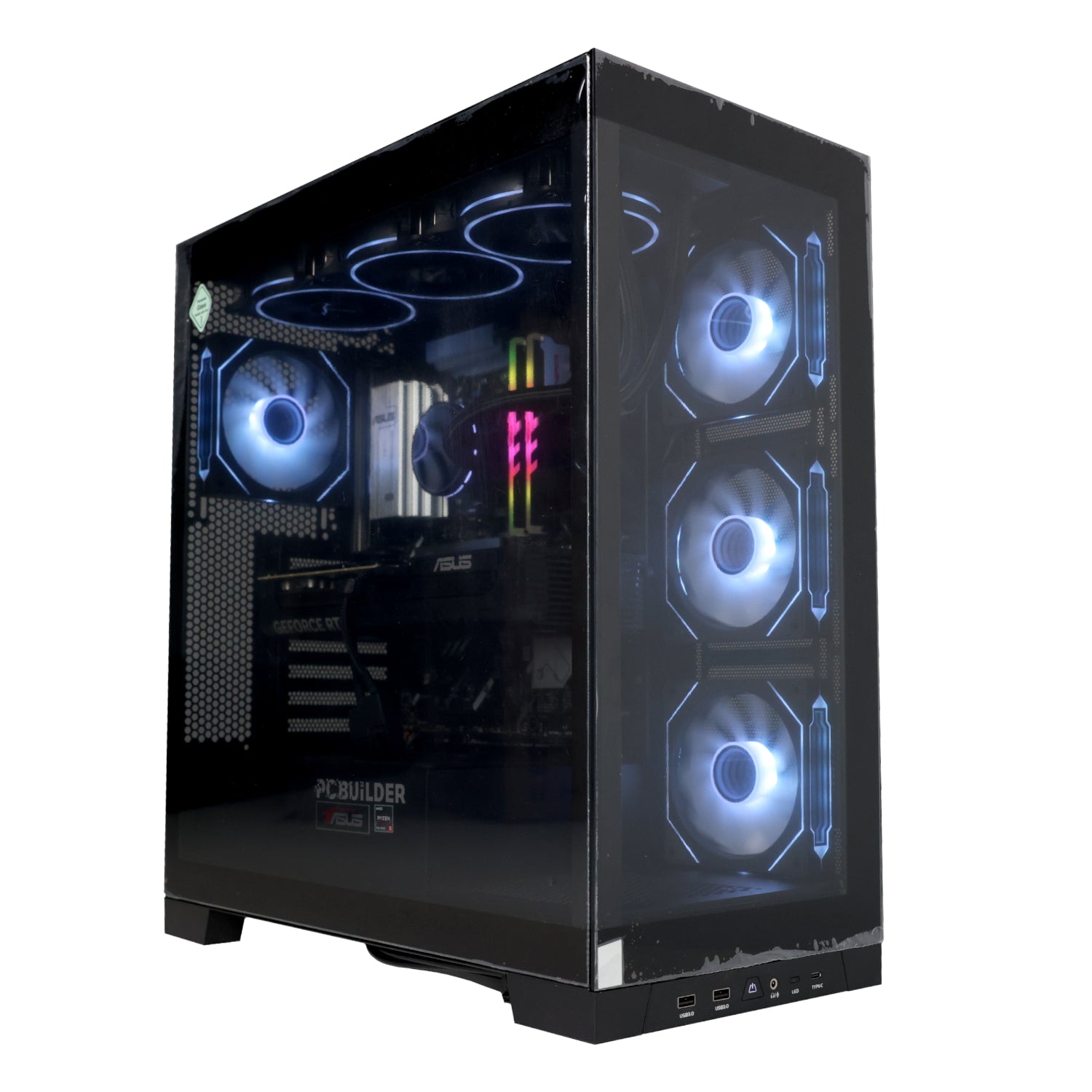PCBuilder Ryzen 5 7600 MAVERICK Gaming PC | 32GB DDR5 | RTX 5070 12GB | 1TB NVMe SSD | Win 11