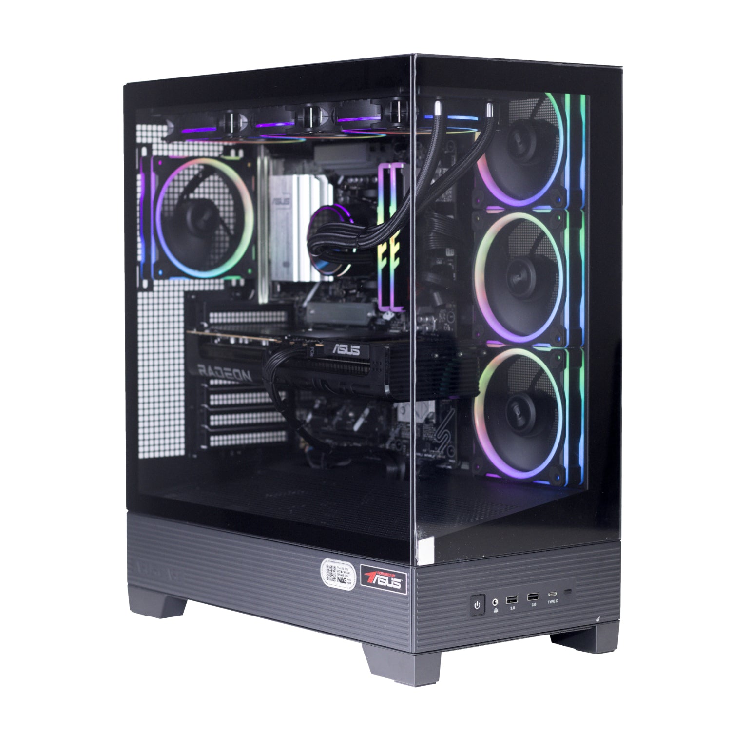 PCBuilder Ryzen 7 7800X3D MAXIMUS Gaming PC | 32GB DDR5 | 1TB NVMe SSD | RX 9070 XT 16GB | Windows 11