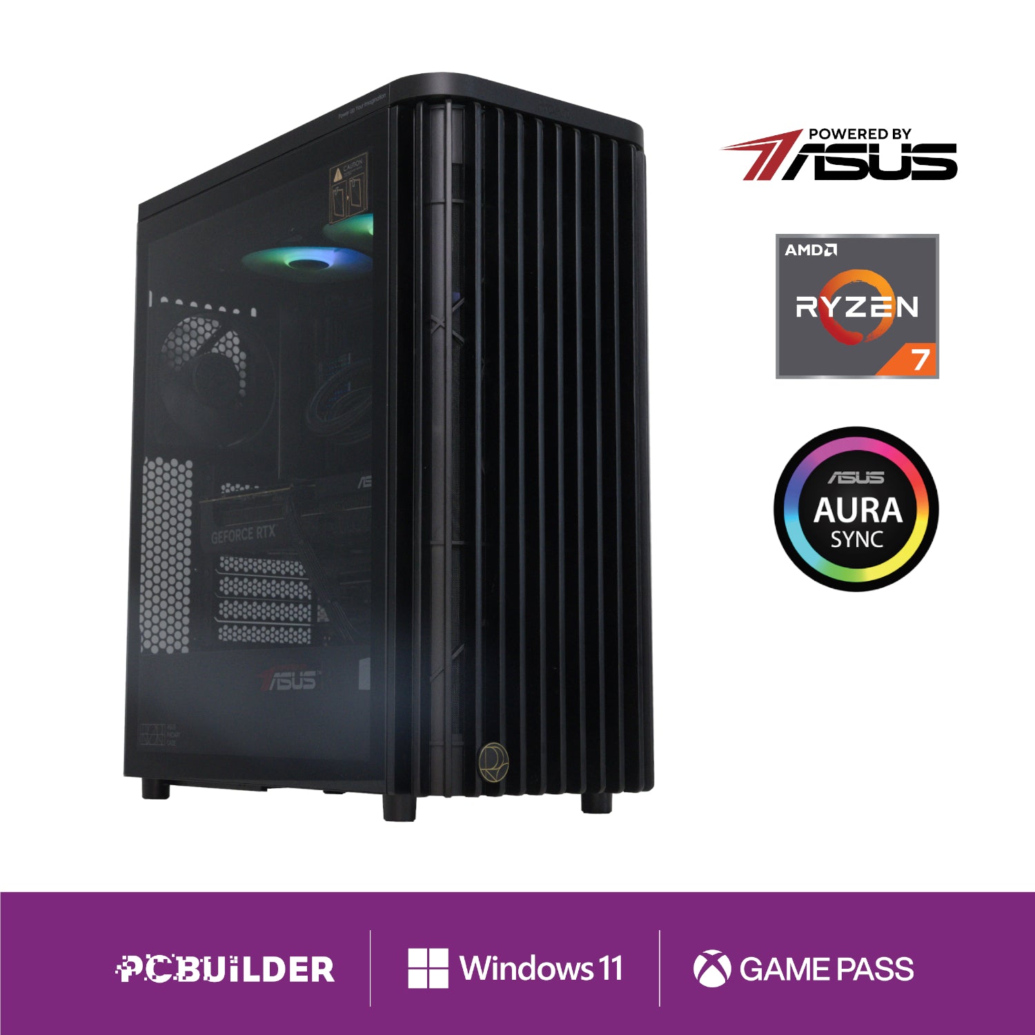 PCBuilder Ryzen 7 9700X MONET Creator PC | 32GB DDR5 RAM | 1TB NVMe SSD | RTX 5060 Ti 16GB | Windows 11