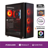 PCBuilder Ryzen 5 9600X NEXUS Gaming PC | 32GB DDR5 | RTX 5060 Ti 16GB | 1TB NVMe SSD | Windows 11