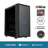 PCBuilder PATHFINDER Gaming PC | AMD Ryzen 5 5600X | 16GB DDR4 | 1TB SSD | RX 7600