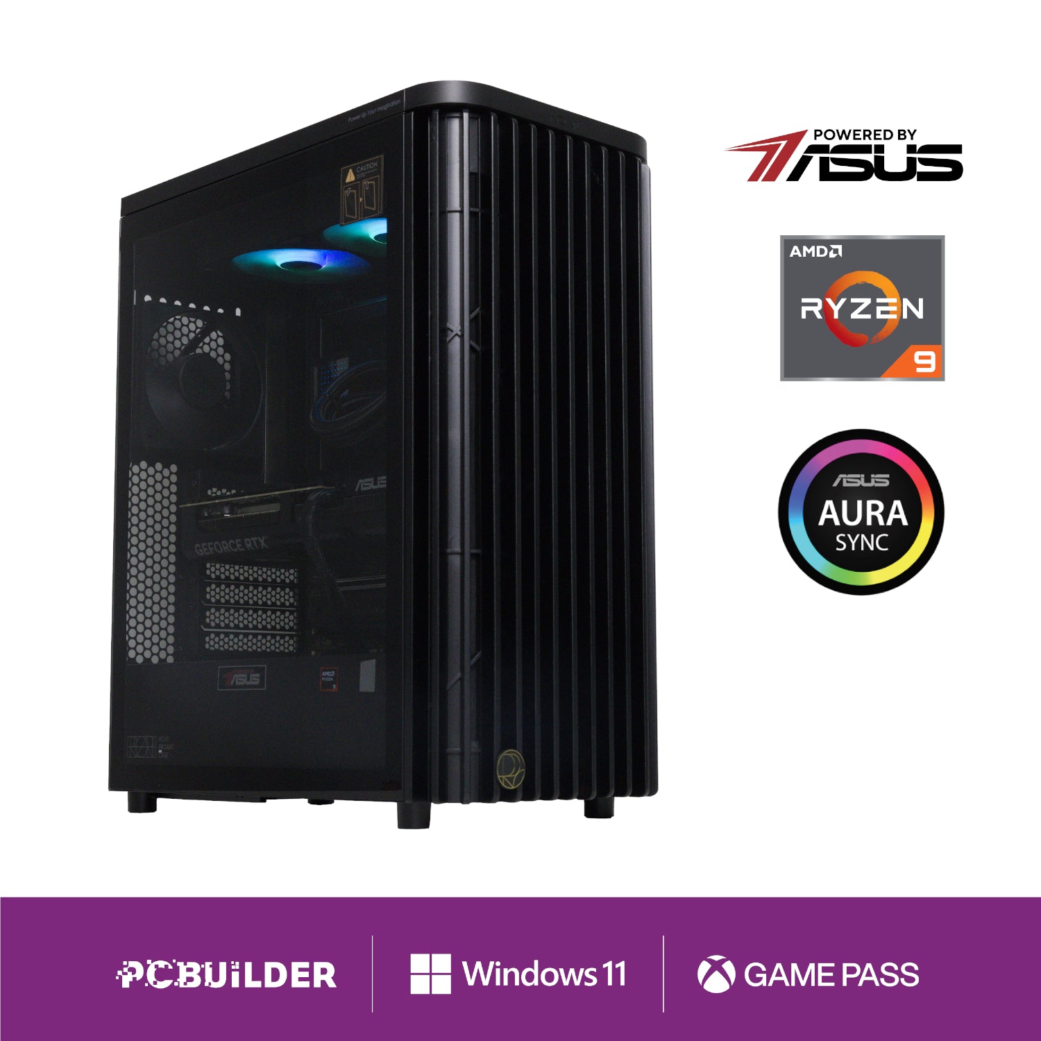 PCBuilder Ryzen 9 9950X REMBRANDT Creator PC | 64GB DDR5 RAM | 2TB NVMe SSD | RTX 5080 16GB | Windows 11