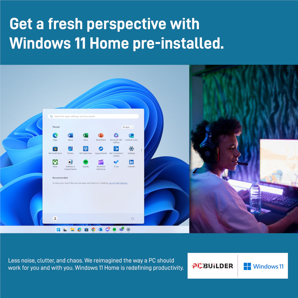 PCBuilder Ryzen 5 5600X SENTINEL Gaming PC | 16GB DDR4 | 1TB NVMe SSD | RTX 3050 6GB | Windows 11