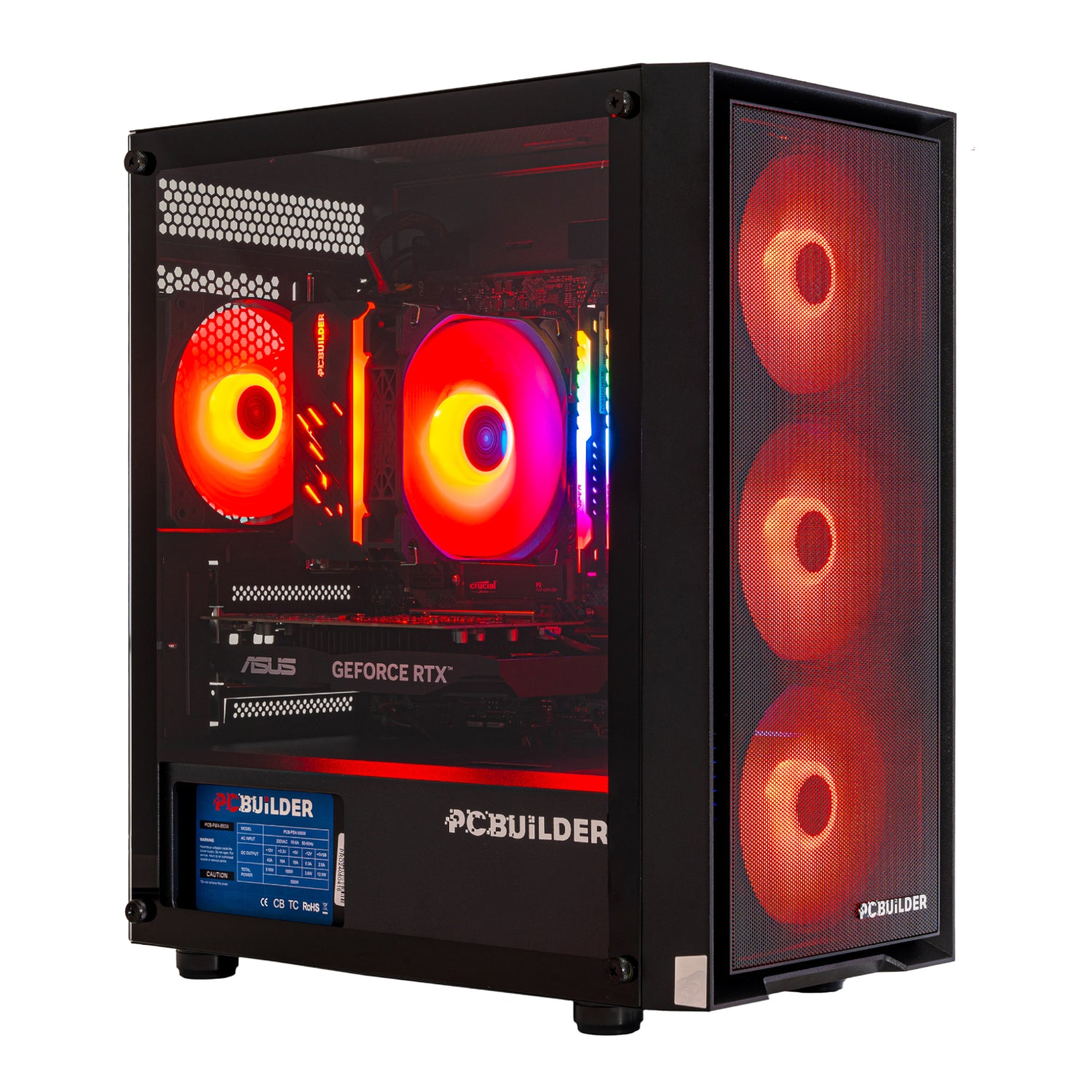 PCBuilder Ryzen 5 5600X SENTINEL Gaming PC | 16GB DDR4 | 1TB NVMe SSD | RTX 3050 6GB | Windows 11