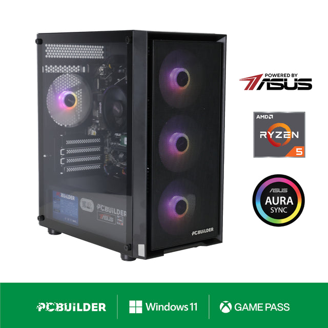 PCBuilder Ryzen 5 8600G WARDEN Gaming PC | 32GB DDR5 | 480GB NVMe SSD | Radeon Graphics | Win 11