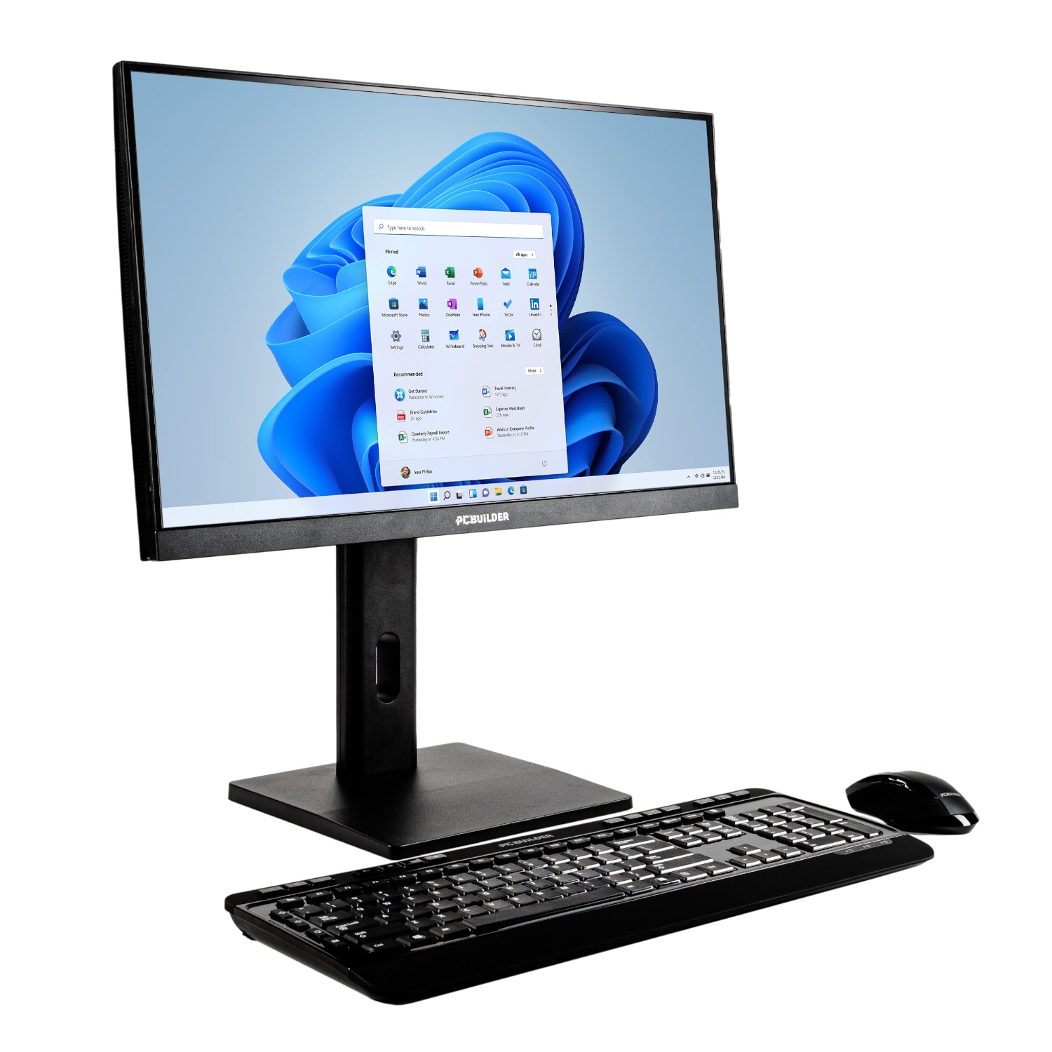 PCBuilder FUSION 24″ AiO Desktop PC | Intel Core i7-14700 | 32GB RAM | 1TB NVMe SSD | Intel UHD GPU | Win 11