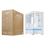 ASUS Prime AP202 ARGB mATX White Chassis