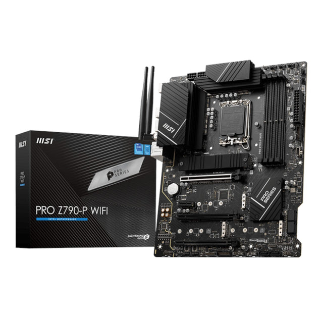 MSI PRO Z790-P WIFI Motherboard – Intel Z790, Wi-Fi 6E, DDR5, ATX
