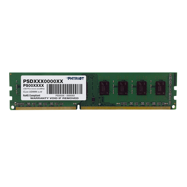Patriot Signature Line 4GB 1600MHz DDR3 Single Rank Desktop Memory (PSD34G160081)