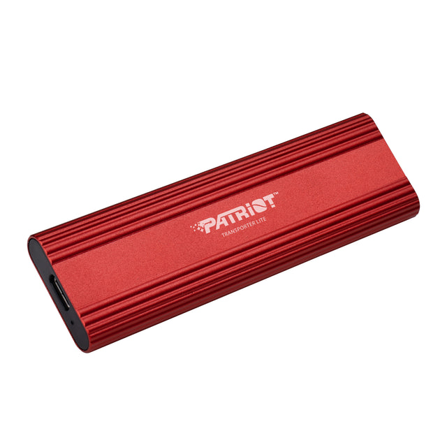 Patriot Transporter Lite 512GB USB3.2 Type-C External Portable SSD - Red