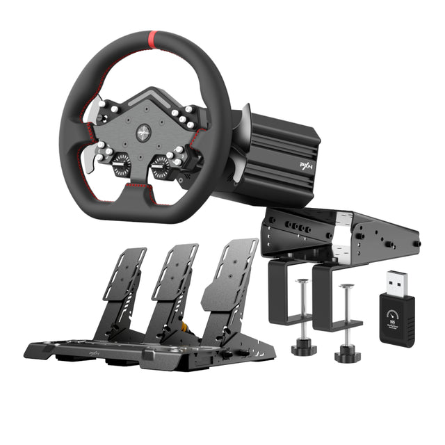PXN V12 Lite Sim Racing Steering Wheel Bundle