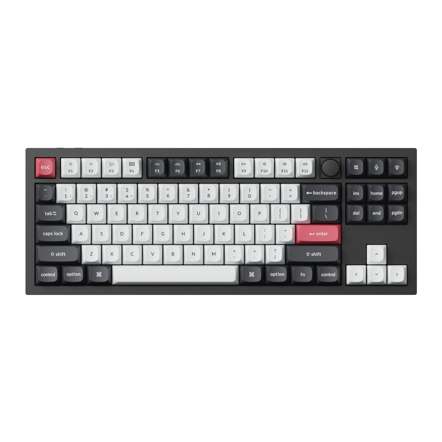 Keychron Q3 HE QMK 80% Wireless Custom Mechanical Keyboard (Nebula Switch) – Carbon Black