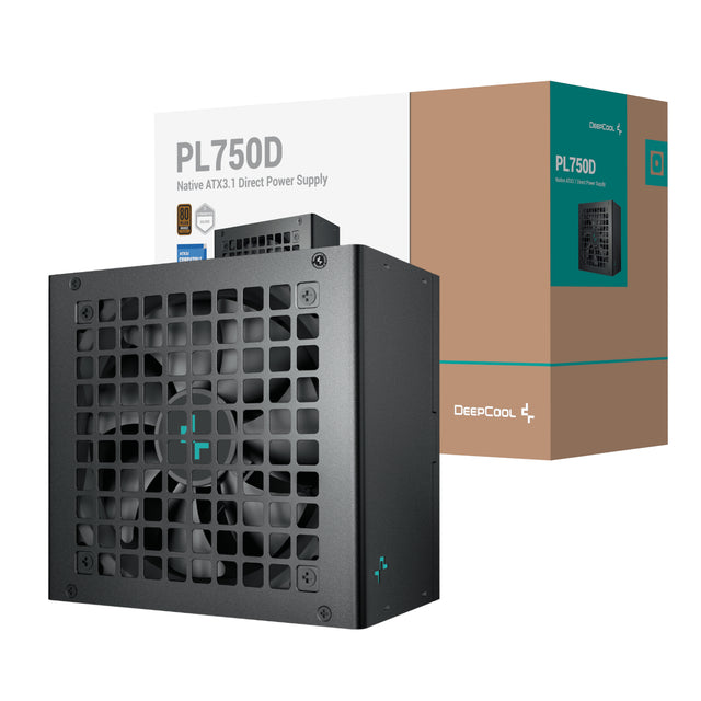 DeepCool PL750D 750W 80PLUS Bronze ATX3.1 Semi-Modular Power Supply