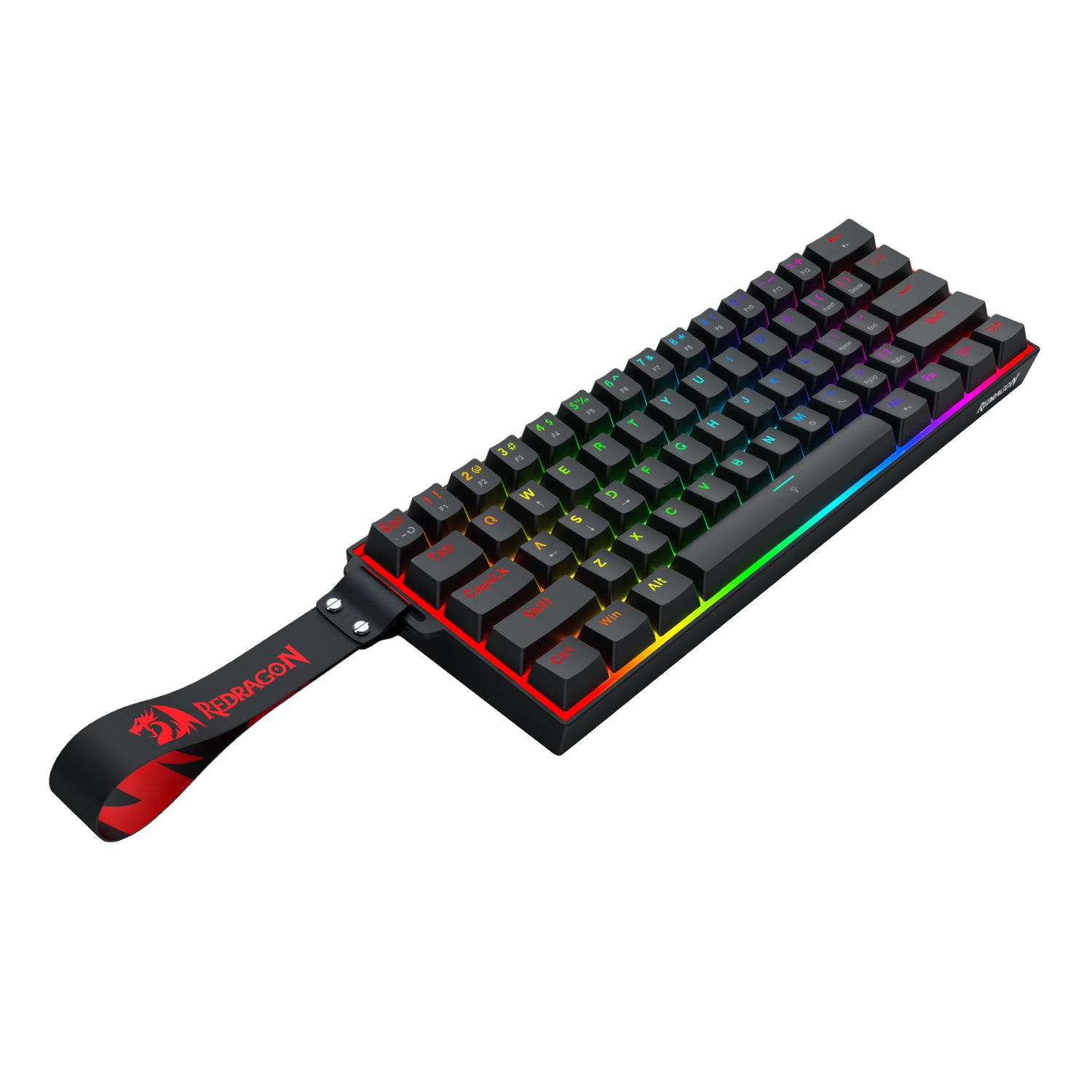 Redragon FIZZ Magnetic Plus 60% RGB Gaming Keyboard - Black