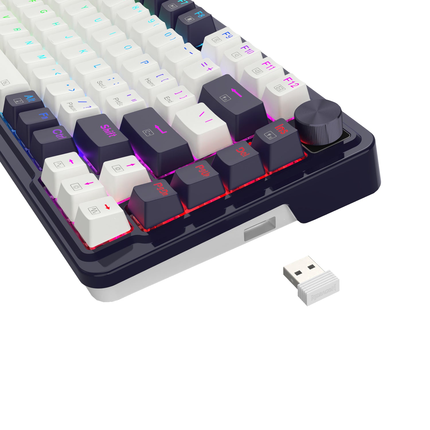 Redragon UCAL K673 PRO Mechanical Wireless Gaming Keyboard - Black