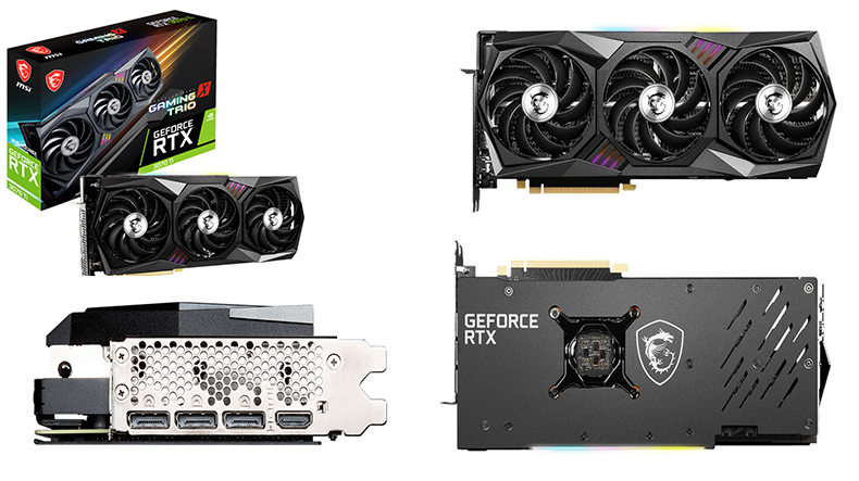 MSI Nvidia GeForce RTX 3070 Ti GAMING X TRIO 8G - Computer Graphic Cards