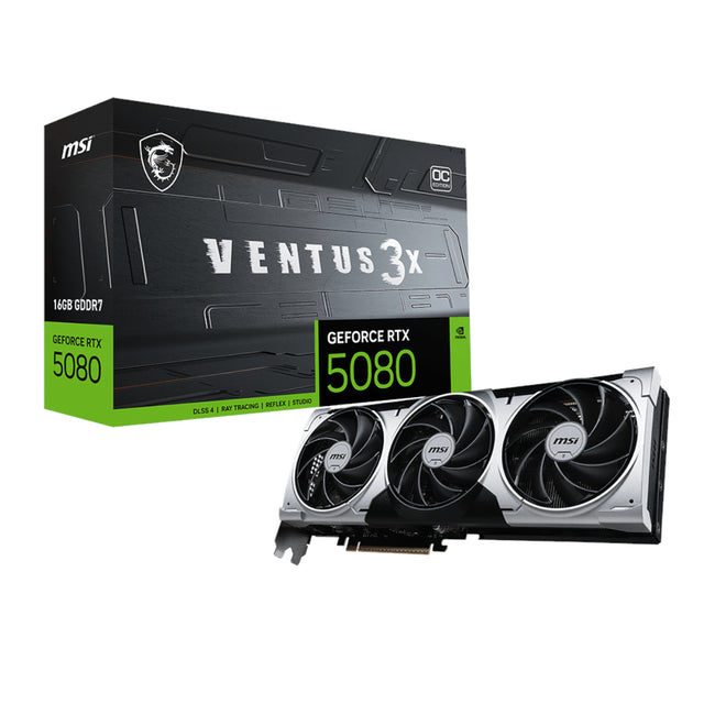 MSI GeForce RTX 5080 16G VENTUS 3X OC PLUS Graphics Card