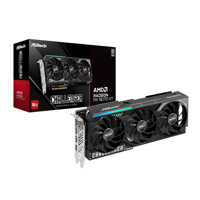 ASRock Radeon RX9070 XT Challenger 16G Graphics Card