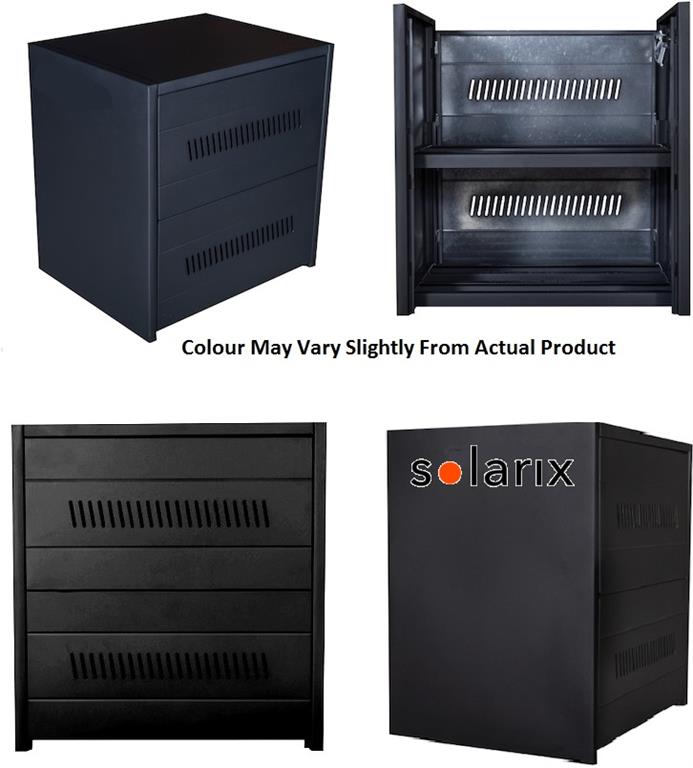 Solarix Steel Battery Box For 6 Batteries - Renewable Power Solutions