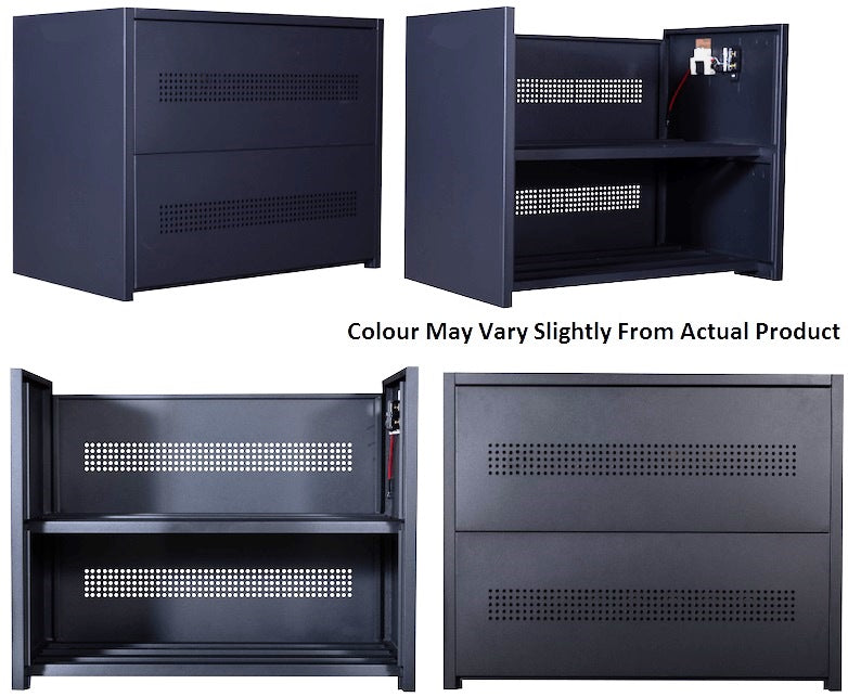 Solarix Steel Battery Box For 8 Batteries - Renewable Power Solutions