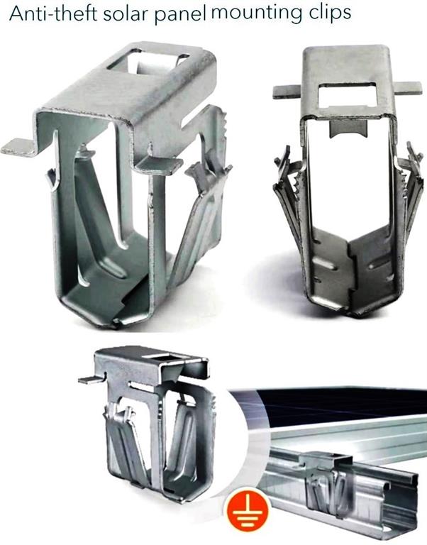 Solarix Anti Theft Solar Panel Mounting Clip - Renewable Power Solutions
