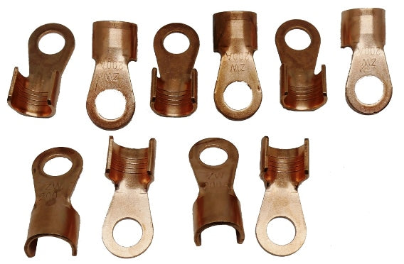 Solarix Non Insulated Copper Battery Cable Lug 35 - Renewable Power Solutions