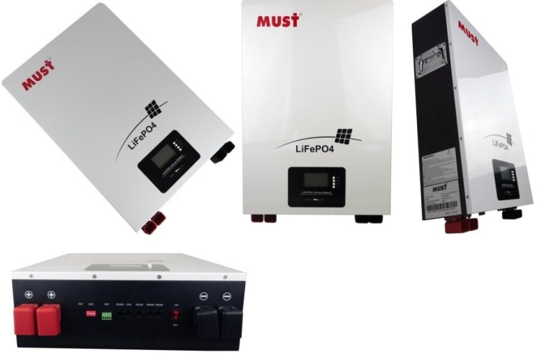 Solarix Must 51.2V 100Ah LiFePo4 Single Battery - Renewable Power Solutions