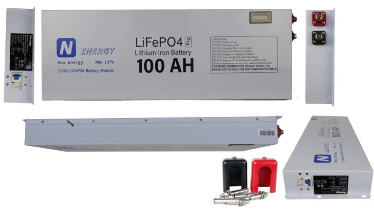 Solarix Nenergy 12V 100Ah LiFePo4 Single Battery - Renewable Power Solutions