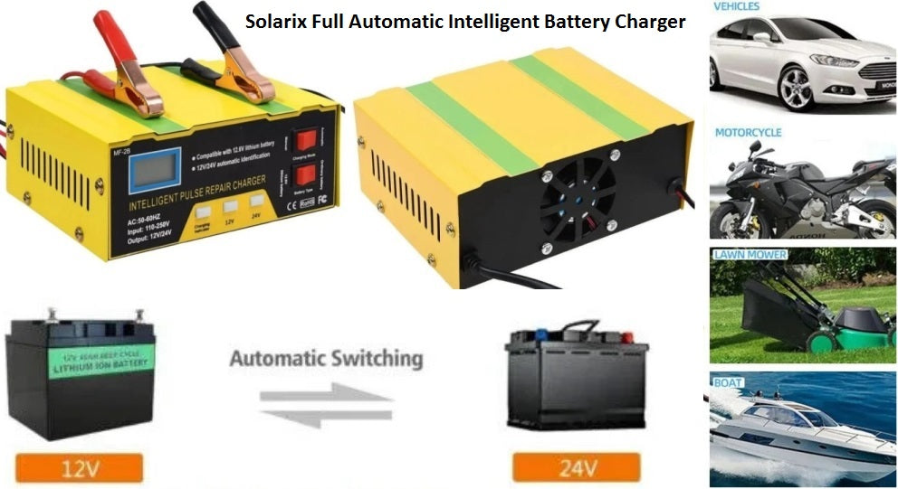 Solarix Full Automatic Intelligent Battery - Renewable Power Solutions