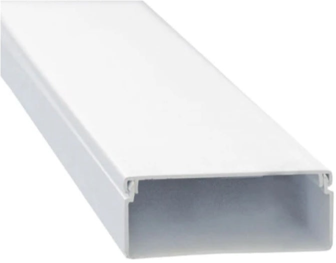 Solarix PVC Trunking 3 Metre Length 100mm X 40mm - Renewable Power Solutions